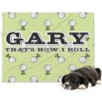 Golf Dog Blanket - Large (Personalized)