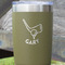 Golf Olive Polar Camel Tumbler - 20oz - Close Up