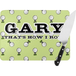 Golf Rectangular Glass Cutting Board (Personalized)