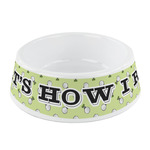 Golf Plastic Dog Bowl - Small (Personalized)