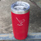 Golf Red Polar Camel Tumbler - 20oz - Angled