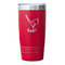 Golf Red Polar Camel Tumbler - 20oz - Single Sided - Approval