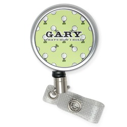 Golf Retractable Badge Reel (Personalized)