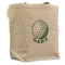 Golf Reusable Cotton Grocery Bag - Front View