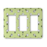 Golf Rocker Style Light Switch Cover - Three Switch