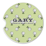 Golf Sandstone Car Coaster - Single (Personalized)