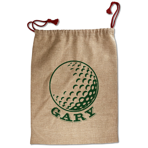 Custom Golf Santa Sack - Front (Personalized)