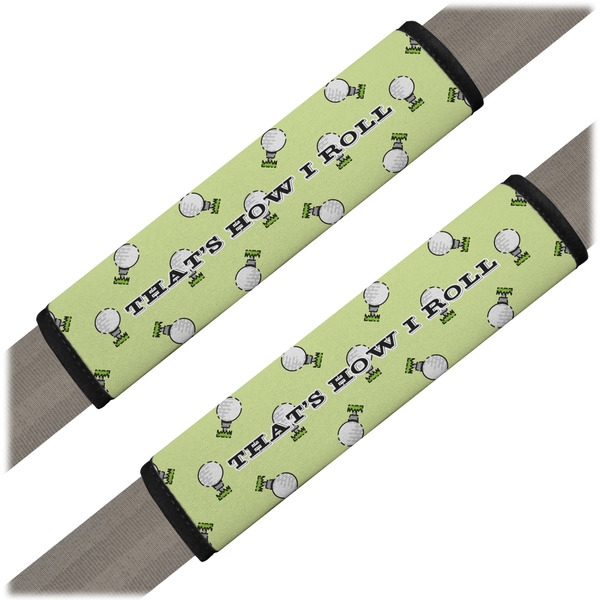 Custom Golf Seat Belt Covers (Set of 2) (Personalized)