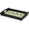 Golf Serving Tray Black - Corner