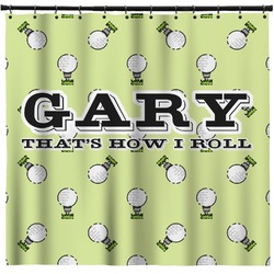 Golf Shower Curtain - 71" x 74" (Personalized)