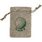 Golf Small Burlap Gift Bag - Front