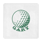 Golf Standard Decorative Napkins (Personalized)