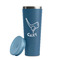 Golf Steel Blue RTIC Everyday Tumbler - 28 oz. - Lid Off