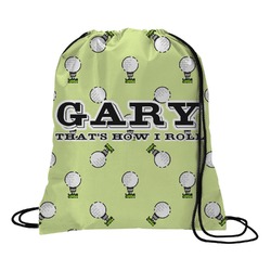 Golf Drawstring Backpack - Medium (Personalized)