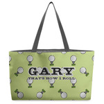 Golf Beach Totes Bag - w/ Black Handles (Personalized)