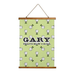 Golf Wall Hanging Tapestry - Tall (Personalized)