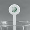 Golf White Plastic 7" Stir Stick - Round - Main