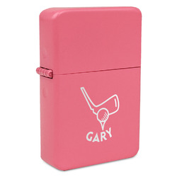 Golf Windproof Lighter - Pink - Double Sided (Personalized)