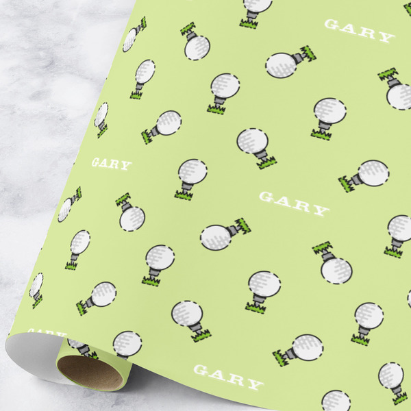 Custom Golf Wrapping Paper Roll - Large (Personalized)