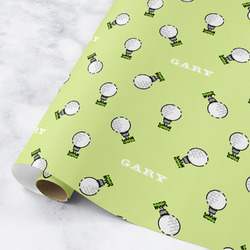 Golf Wrapping Paper Roll - Medium (Personalized)