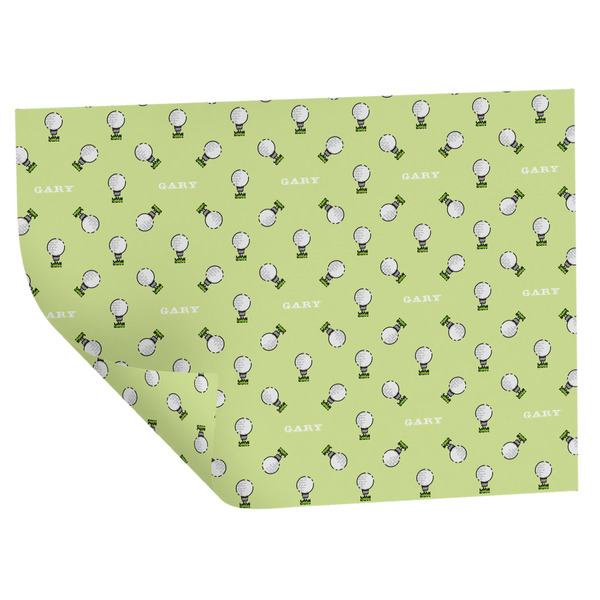 Custom Golf Wrapping Paper Sheets - Double-Sided - 20" x 28" (Personalized)