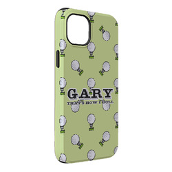 Golf iPhone Case - Rubber Lined - iPhone 14 Plus (Personalized)