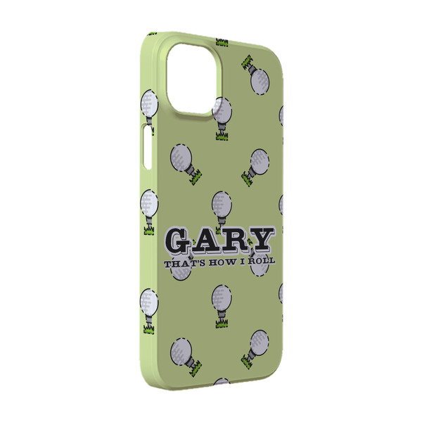 Custom Golf iPhone Case - Plastic - iPhone 14 Pro (Personalized)