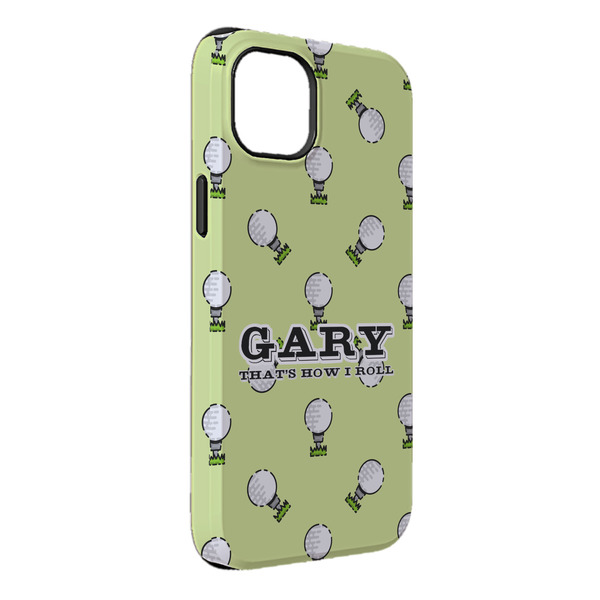 Custom Golf iPhone Case - Rubber Lined - iPhone 14 Pro Max (Personalized)