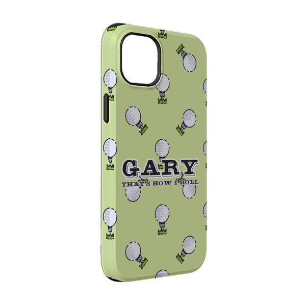 Custom Golf iPhone Case - Rubber Lined - iPhone 14 (Personalized)