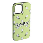 Golf iPhone Case - Rubber Lined - iPhone 15 Plus (Personalized)