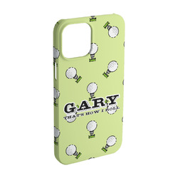 Golf iPhone Case - Plastic - iPhone 15 Pro (Personalized)