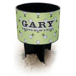 Golf Black Beach Spiker Drink Holder (Personalized)