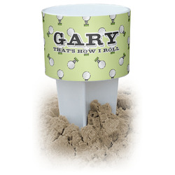 Golf White Beach Spiker Drink Holder (Personalized)