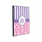 Pink & Purple Damask 11x14 Wood Print - Angle View