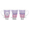 Pink & Purple Damask 12 Oz Latte Mug - Approval