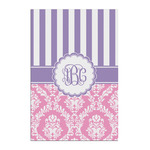 Pink & Purple Damask Posters - Matte - 20x30 (Personalized)