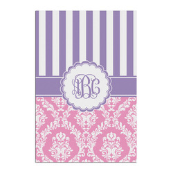 Pink & Purple Damask Posters - Matte - 20x30 (Personalized)