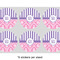 Pink & Purple Damask 3" Multipurpose Round Labels - Sheet