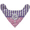 Pink & Purple Damask Bandana Flat Approval