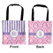 Pink & Purple Damask Car Bag - Apvl