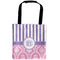 Pink & Purple Damask Car Bag - Main