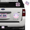 Pink & Purple Damask Exterior Car Accessories