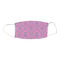 Pink & Purple Damask Fabric Face Mask