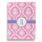 Pink & Purple Damask Garden Flags - Large - Double Sided - BACK