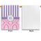 Pink & Purple Damask House Flags - Single Sided - APPROVAL