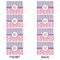 Pink & Purple Damask Linen Placemat - APPROVAL Set of 4 (double sided)