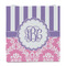 Pink & Purple Damask Party Favor Gift Bag - Matte - Front