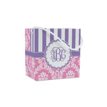 Pink & Purple Damask Party Favor Gift Bags - Matte (Personalized)