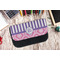 Pink & Purple Damask Pencil Case - Lifestyle 1