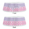 Pink & Purple Damask Plastic Pet Bowls - Medium - APPROVAL